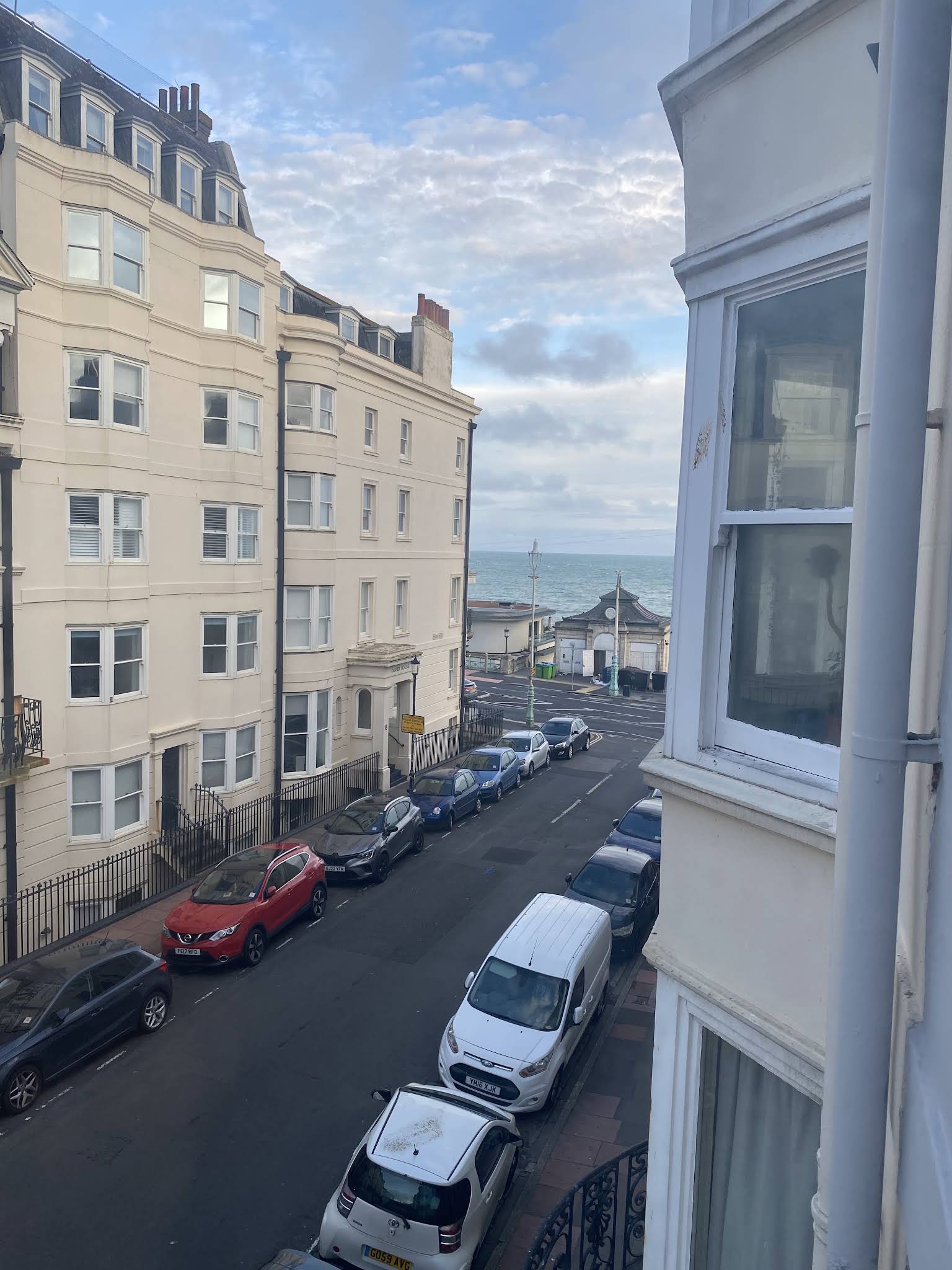 View from Madeira Place towards the sea